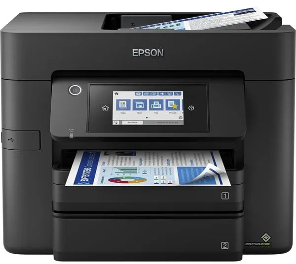 Epson WorkForce Pro WF-4830DTWF Alt-i-ett Blekkprinter Multifunksjon med Faks - Farge - Blekk