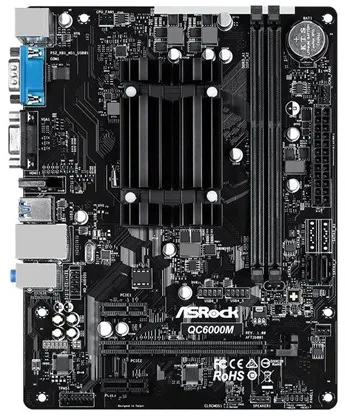 ASRock QC6000M - hovedkort - micro ATX - AMD E2 6110 Hovedkort - socket - DDR3 RAM - Micro-ATX
