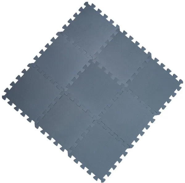 Skummet lekematte Bekids, støvete blå 9 stk