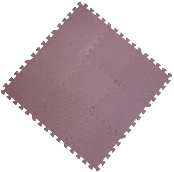 Skummet lekematte Bekids, støvete rosa 9 stk