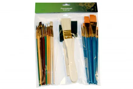 Artino Penselsett Ass. Størrelser - 25 stk