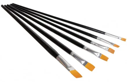 Artino Malepensel/Kunstnerpenselsett Flat Syntetisk Ass. Størrelser