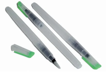 Artino penselsett med vanntank 8 ml, forskjellige størrelser - 3 stk