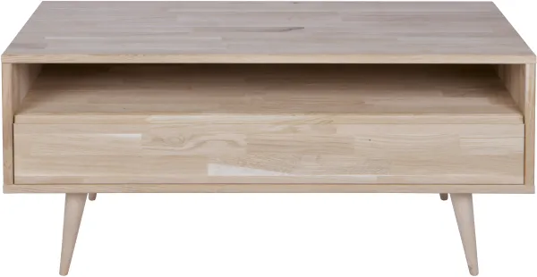 WOOOD Tygo TV-bord, m. 1 rom og 1 skuff - natur eik (100x44)