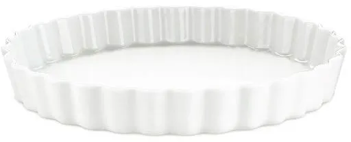 Pillivuyt terteform nr. 10, 29 cm - Hvit